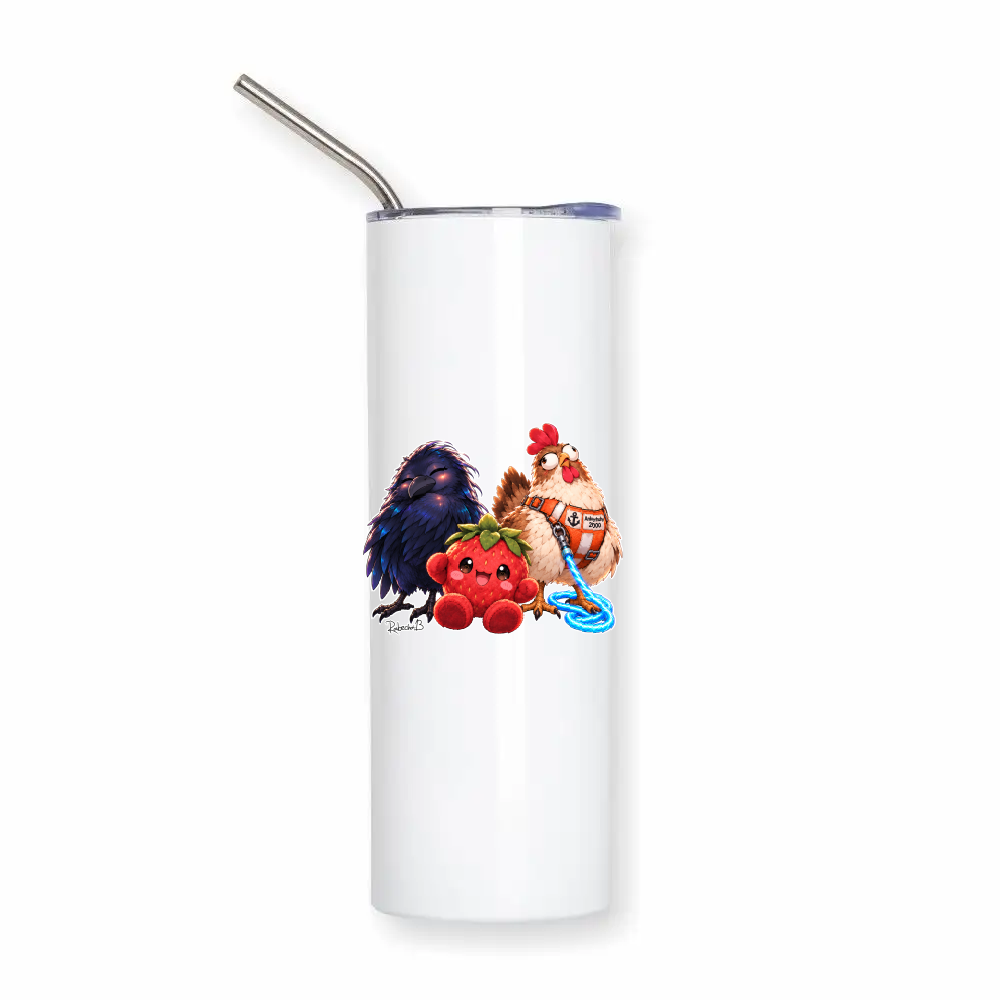 Thermobecher mit Halm | „Trio“